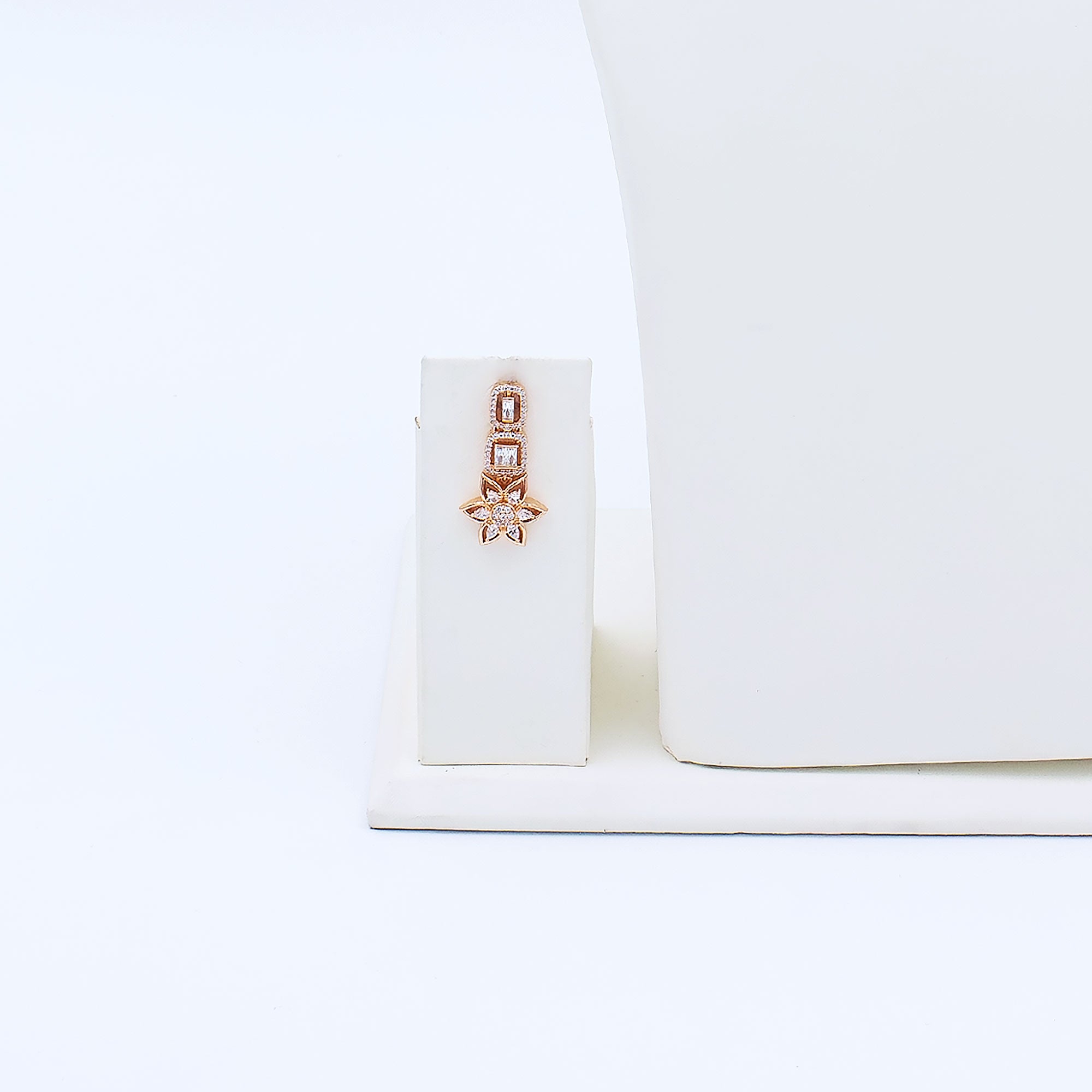 Modern Starbust Rectangular Necklace Set