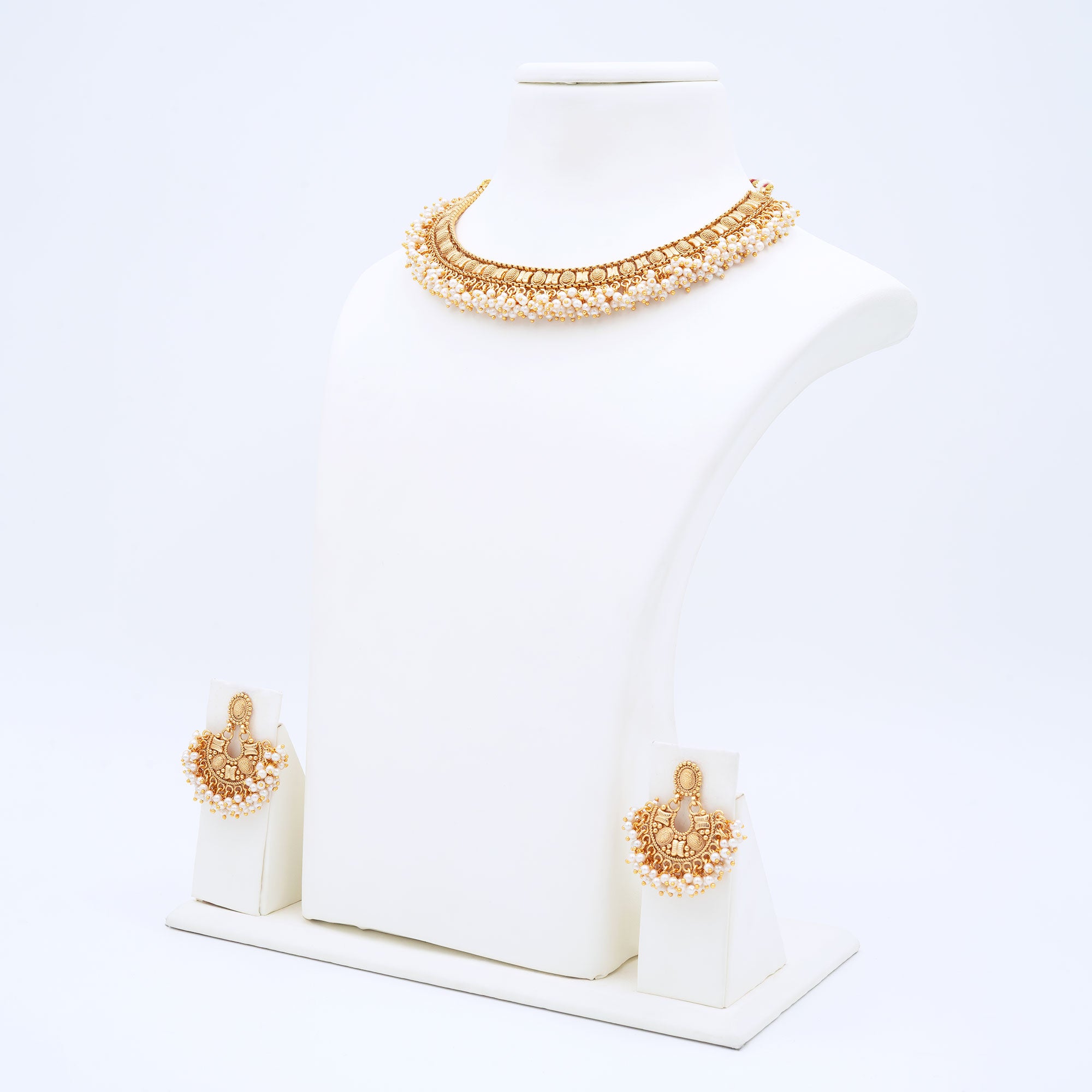 Traditional Butterfly Floral Necklace Set
