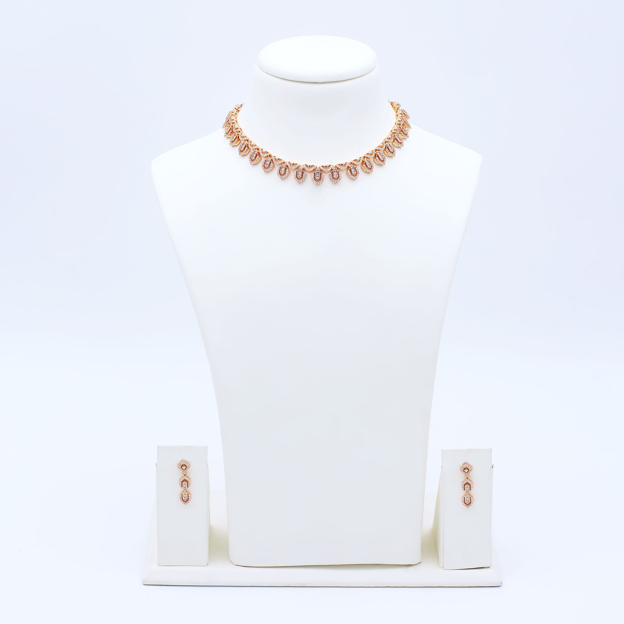 Modern Geometrical Necklace Set