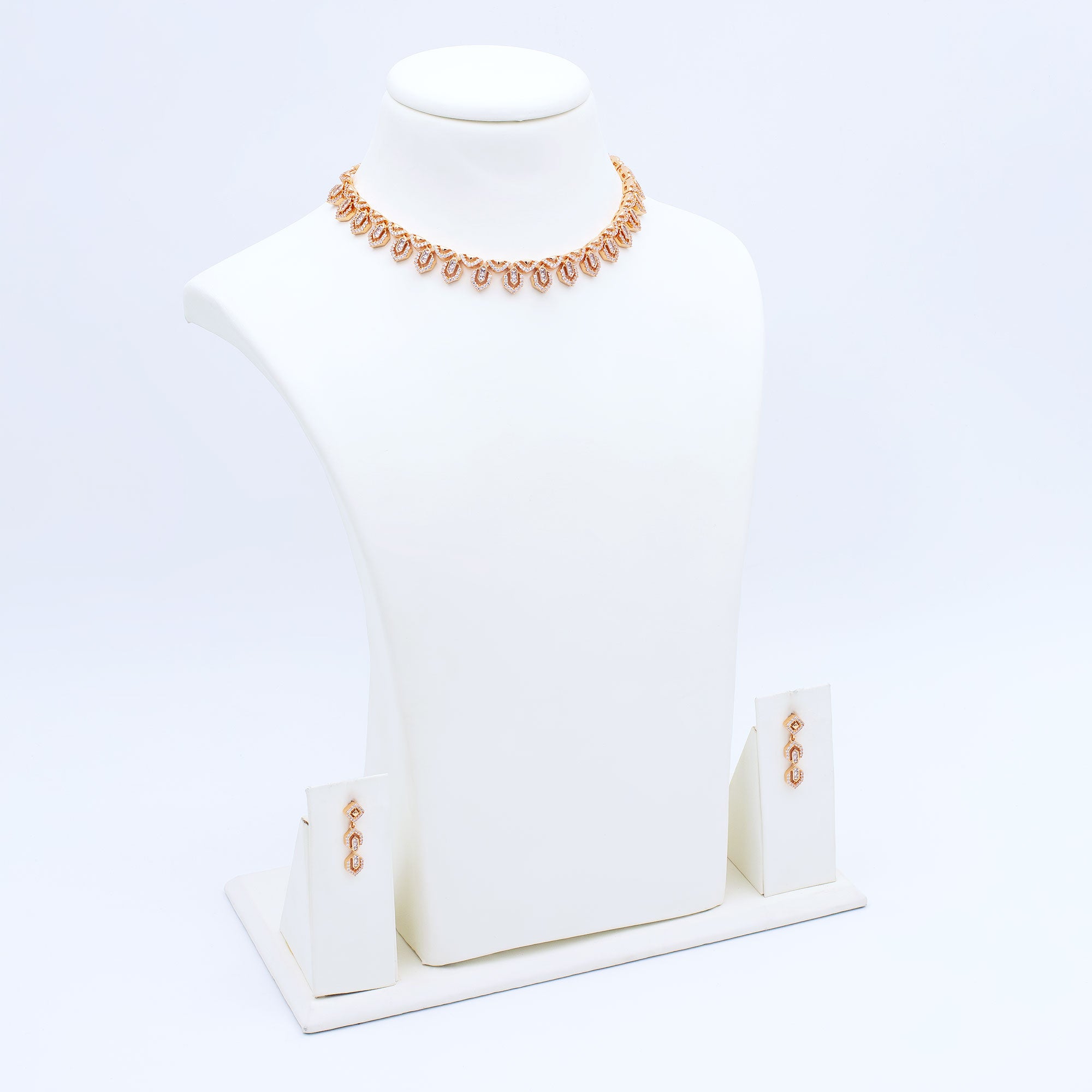 Modern Geometrical Necklace Set