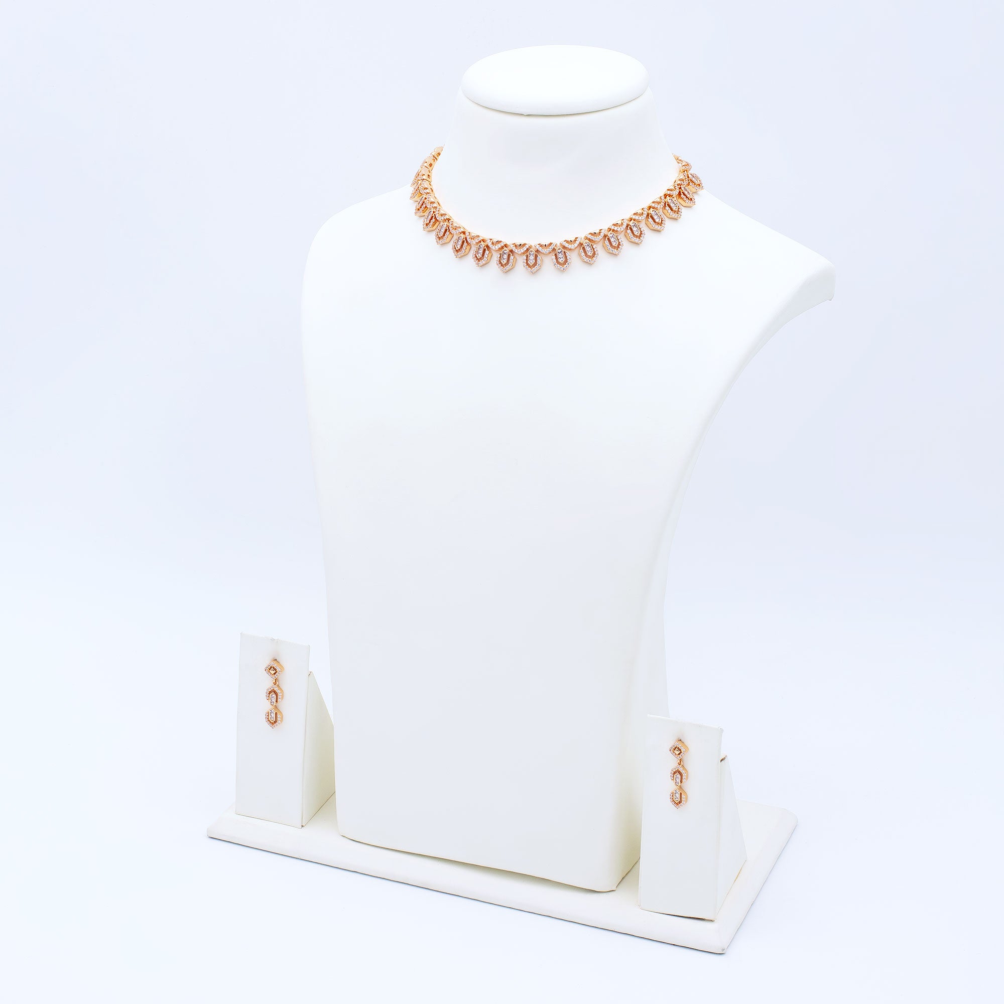 Modern Geometrical Necklace Set