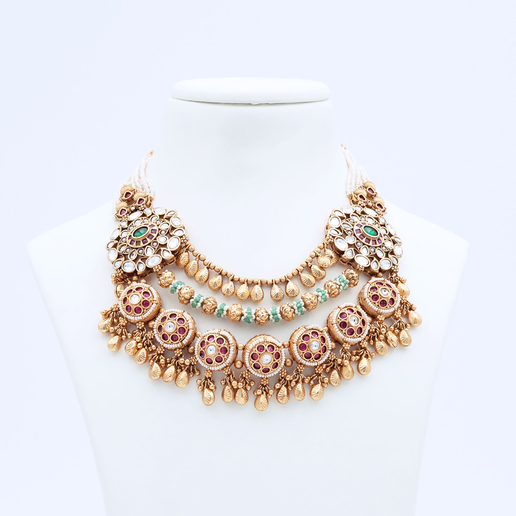 Trendy Multilayered Necklace Set