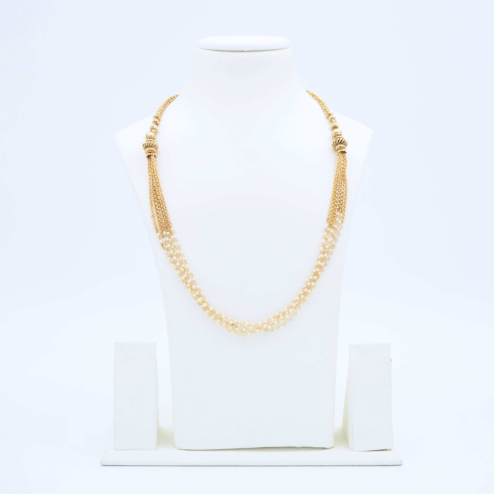 Trendy Layered Pearl Necklace