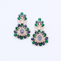 Modern Floral Top Earrings