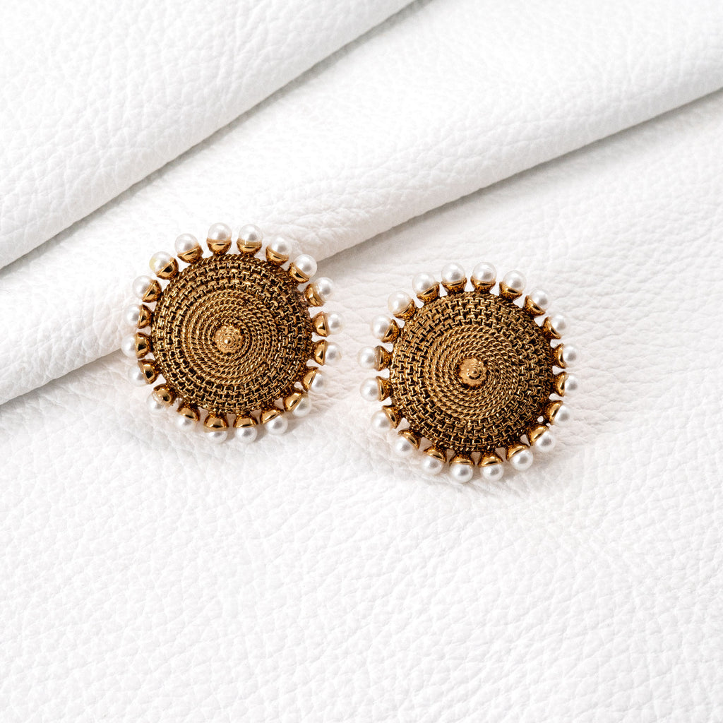 Traditional Wheel Earring Set