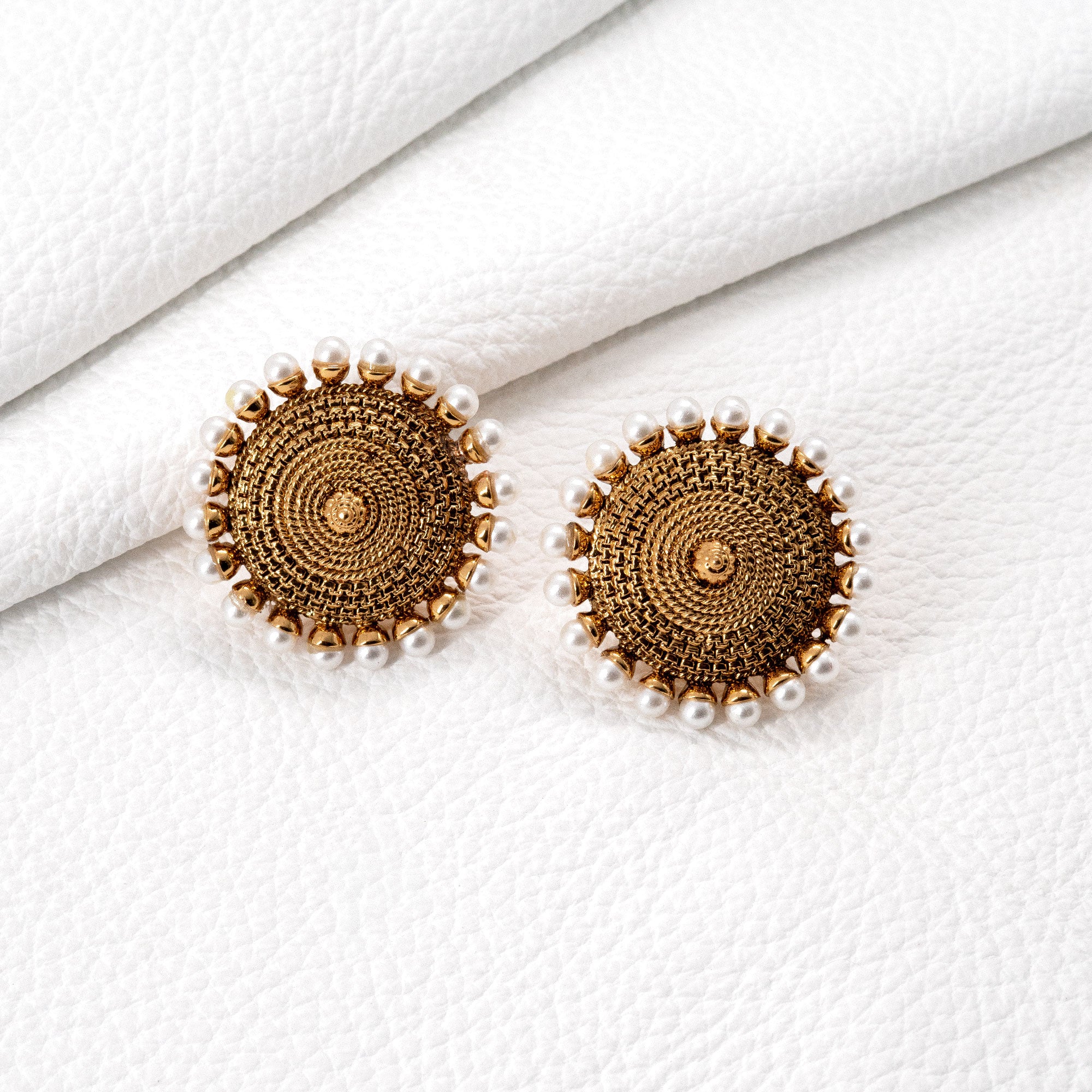 Traditional Wheel Earring Set