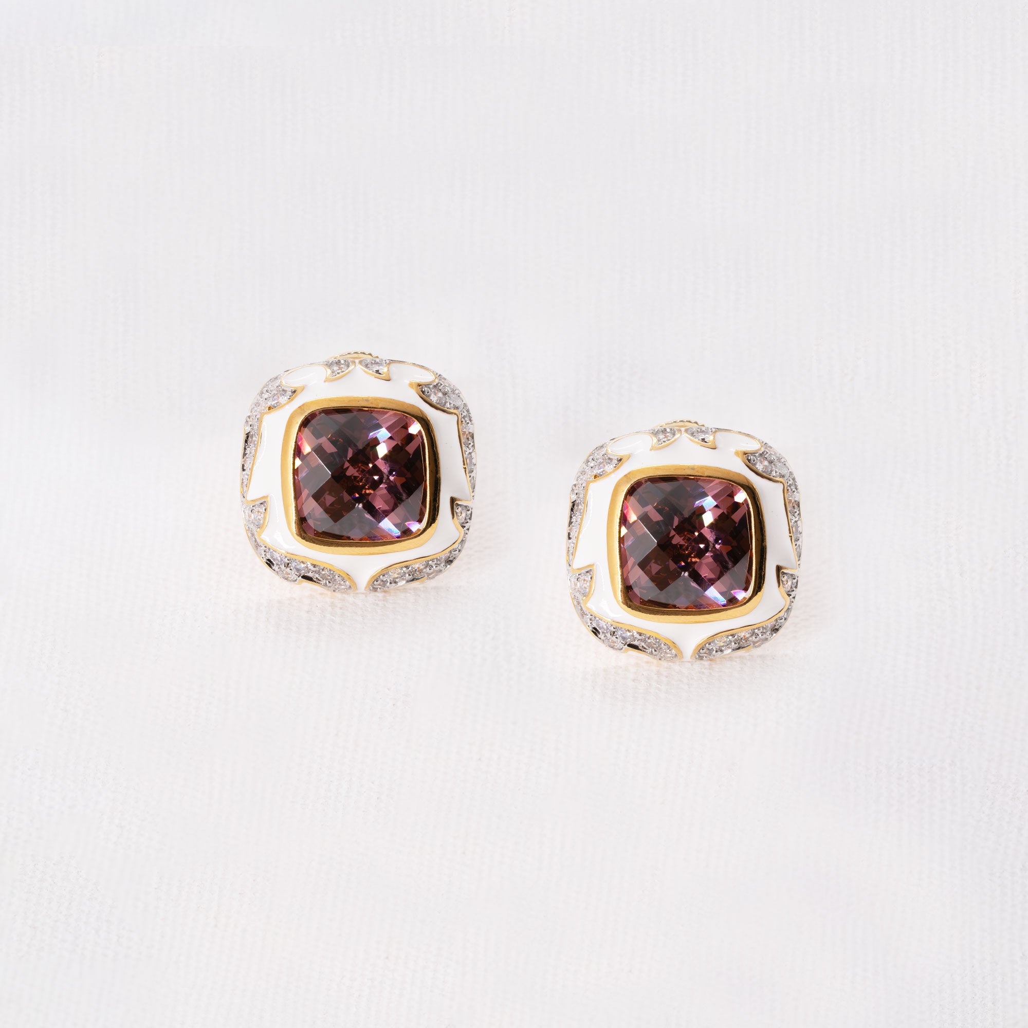 Modern Box Shaped Earrings