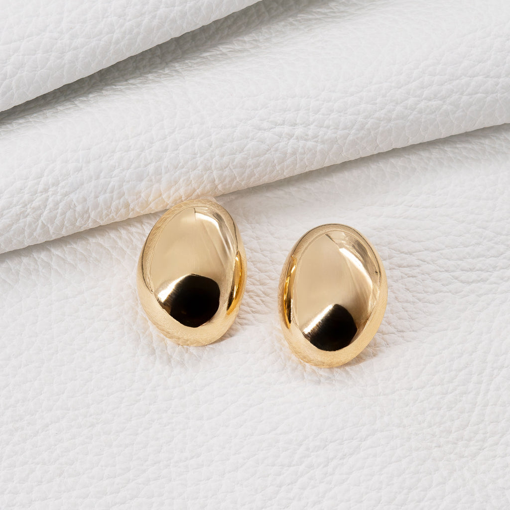 Trendy Oval Earring Set