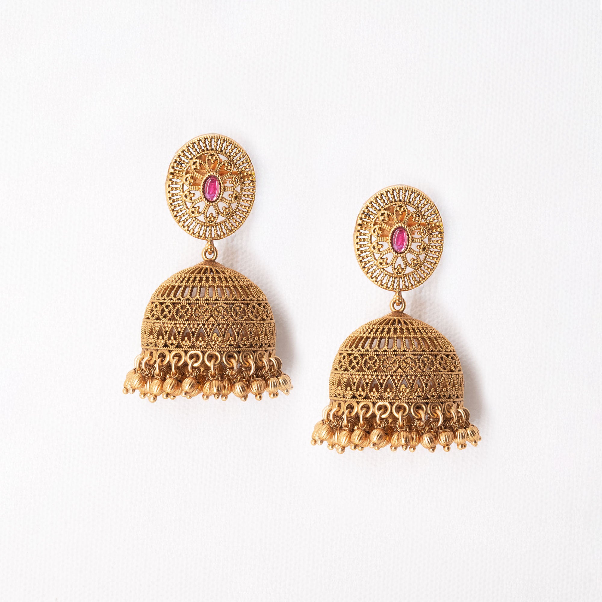 Traditional Round Earring Set