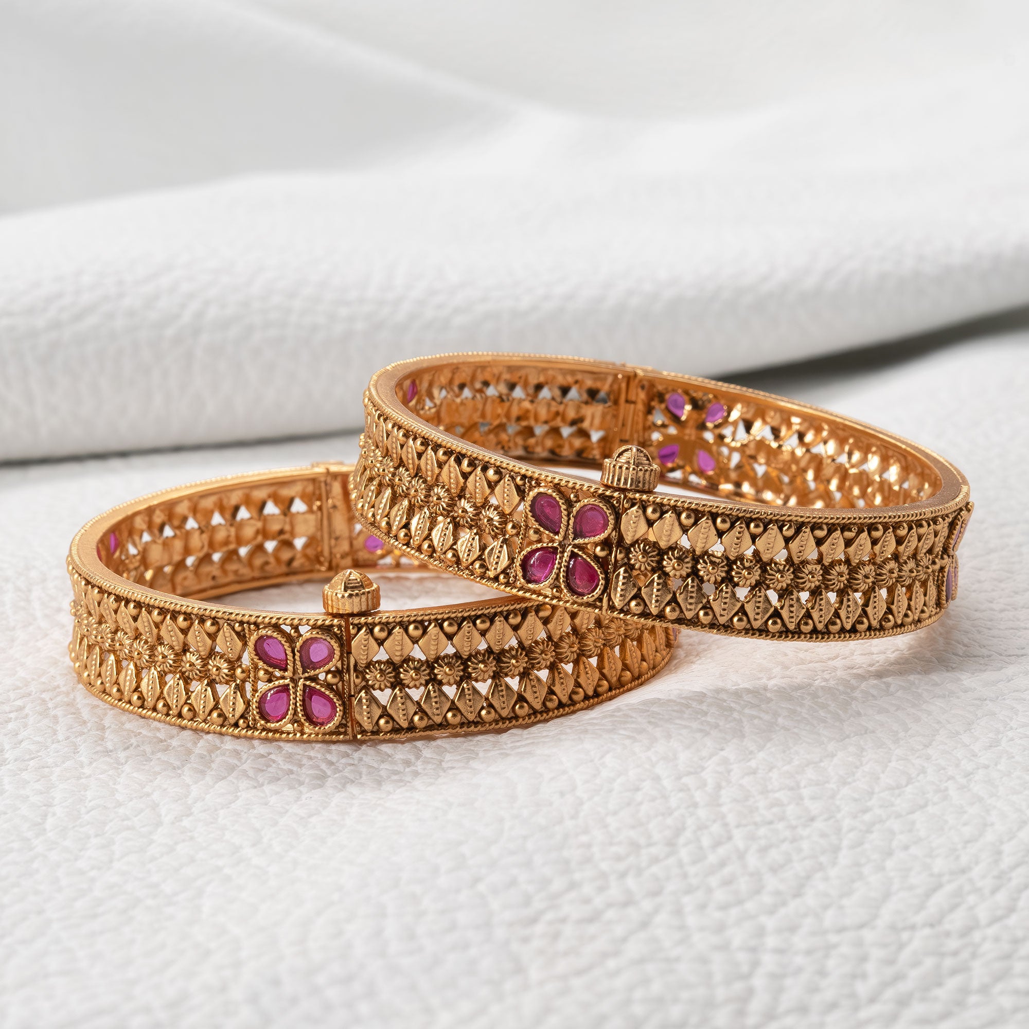 Trendy Butterfly Wing Bangles (Set of 2)