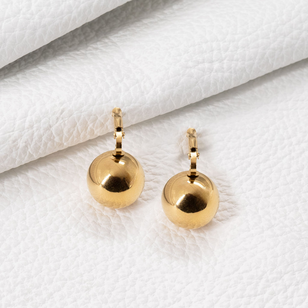 Trendy Round Earring Set