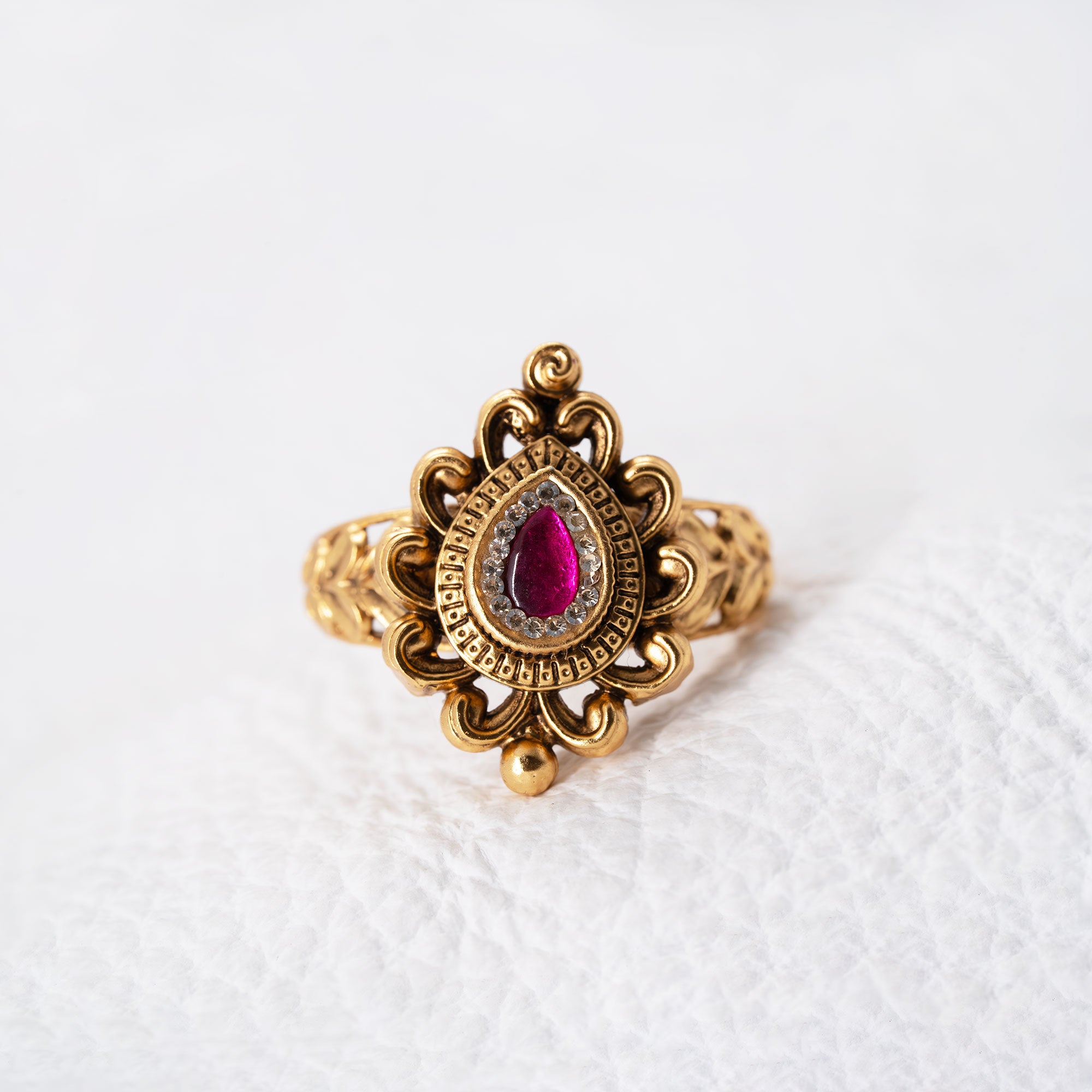 Trendy Drop Shape Ring