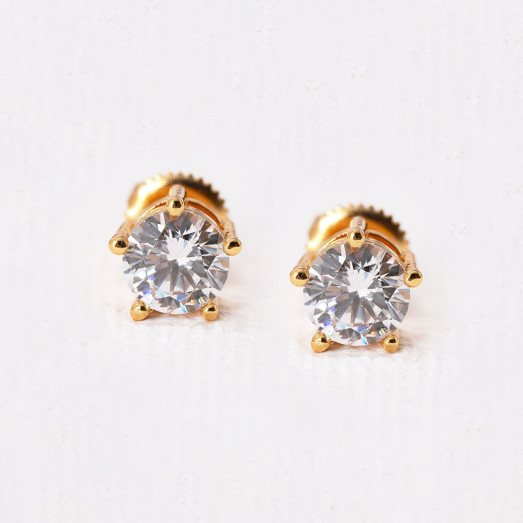 Modern Curved Prong Screw Back Tops ( Big )