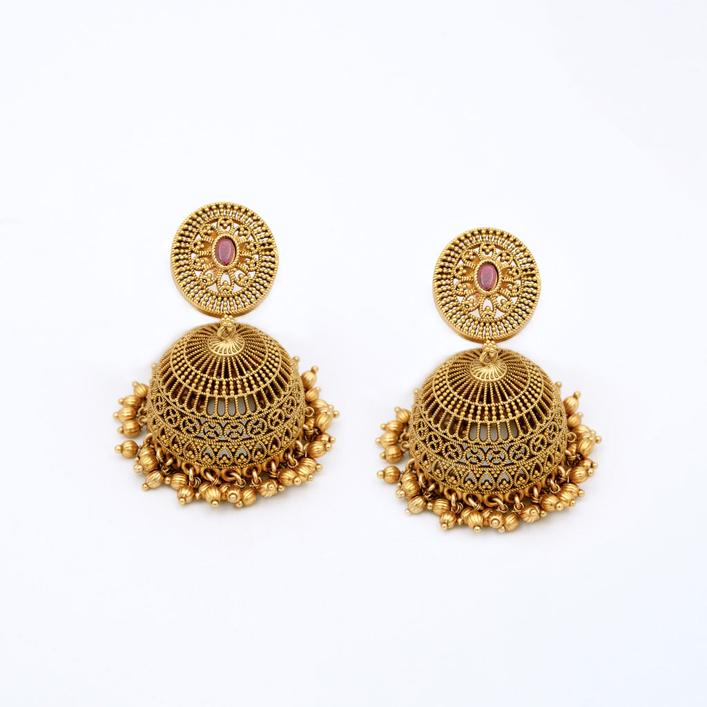 Traditional Round Earring Set