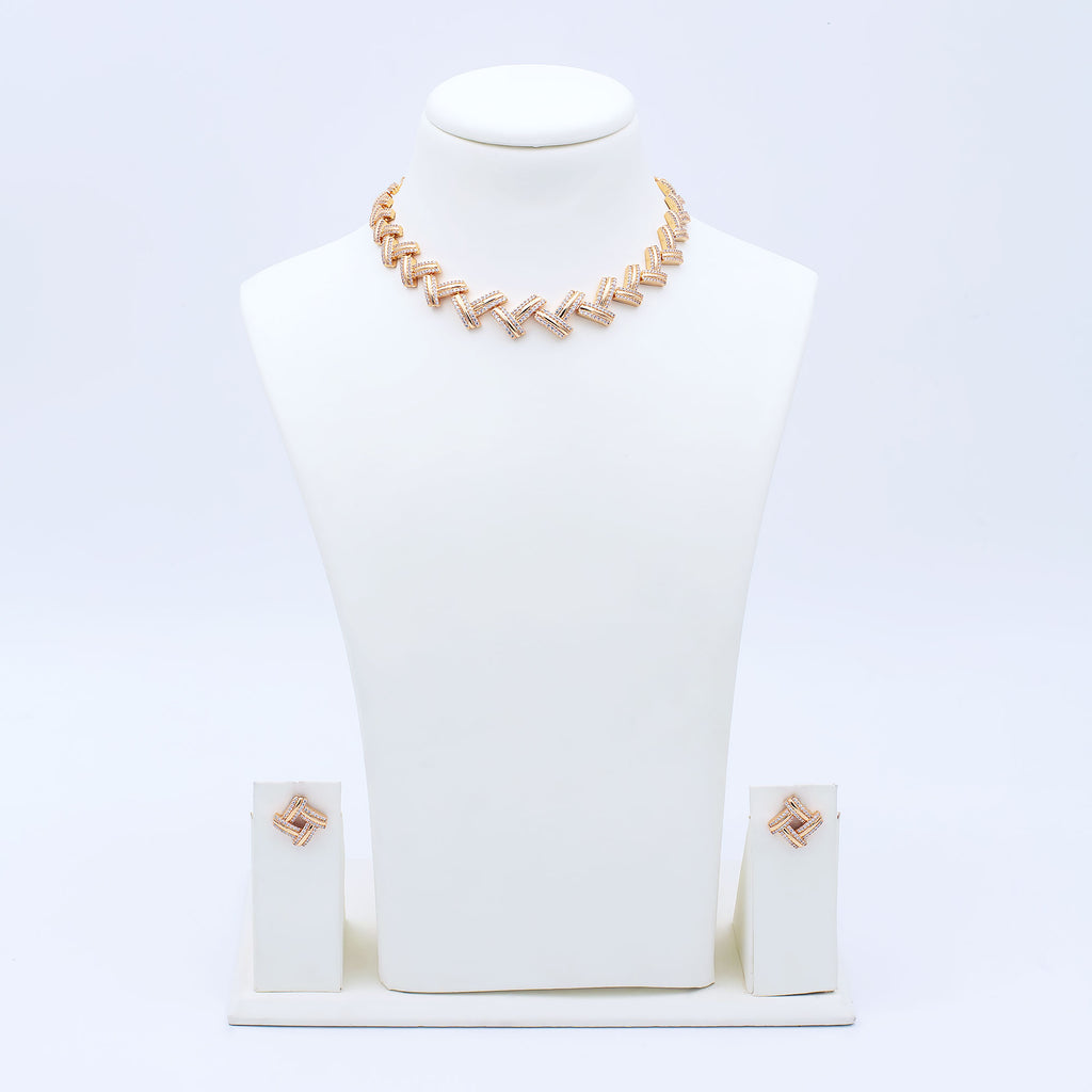 Modern Link Necklace Set