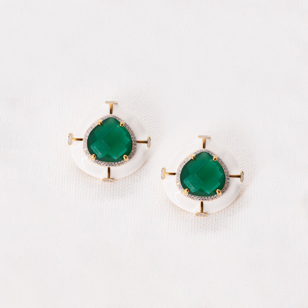 Modern Spear Shape Earrings