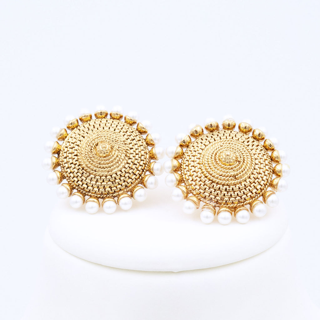 Traditional Wheel Earring Set