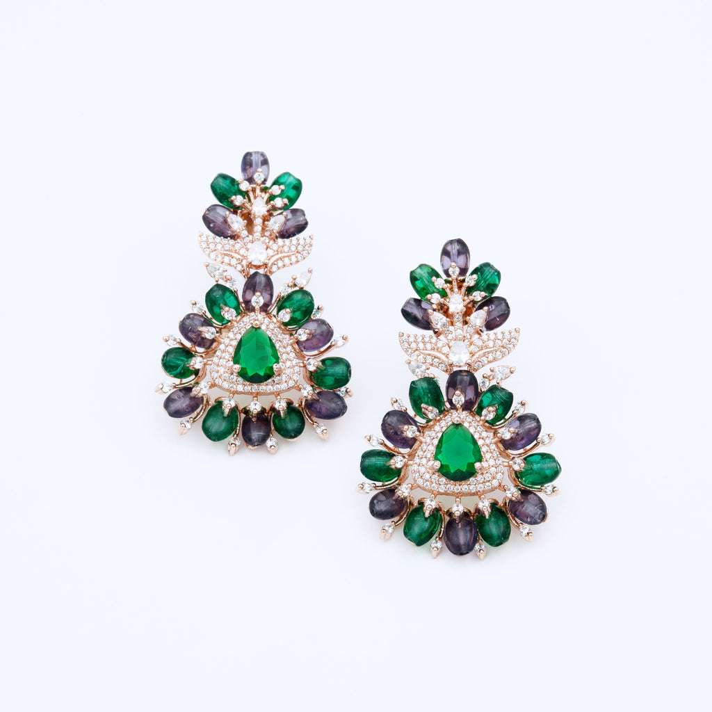 Modern Floral Top Earrings