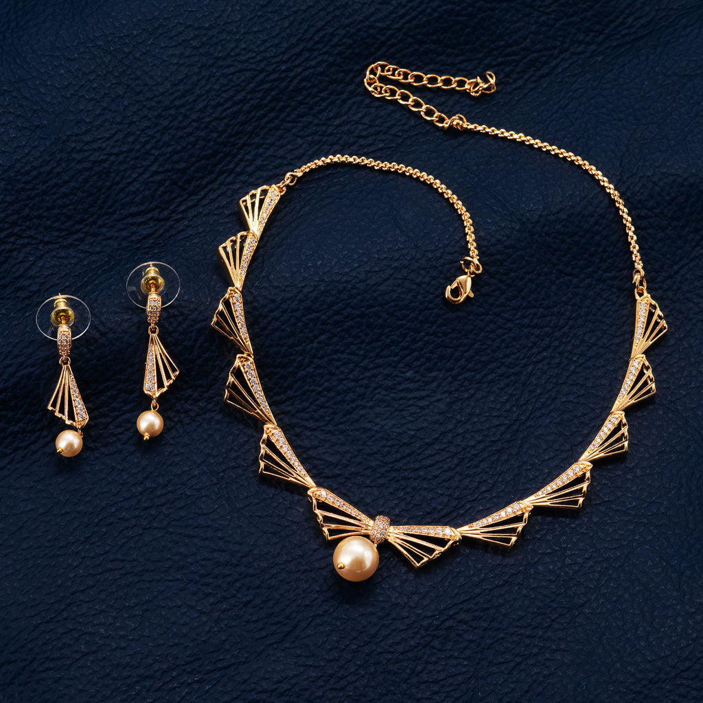 Modern Butterfly Necklace Set