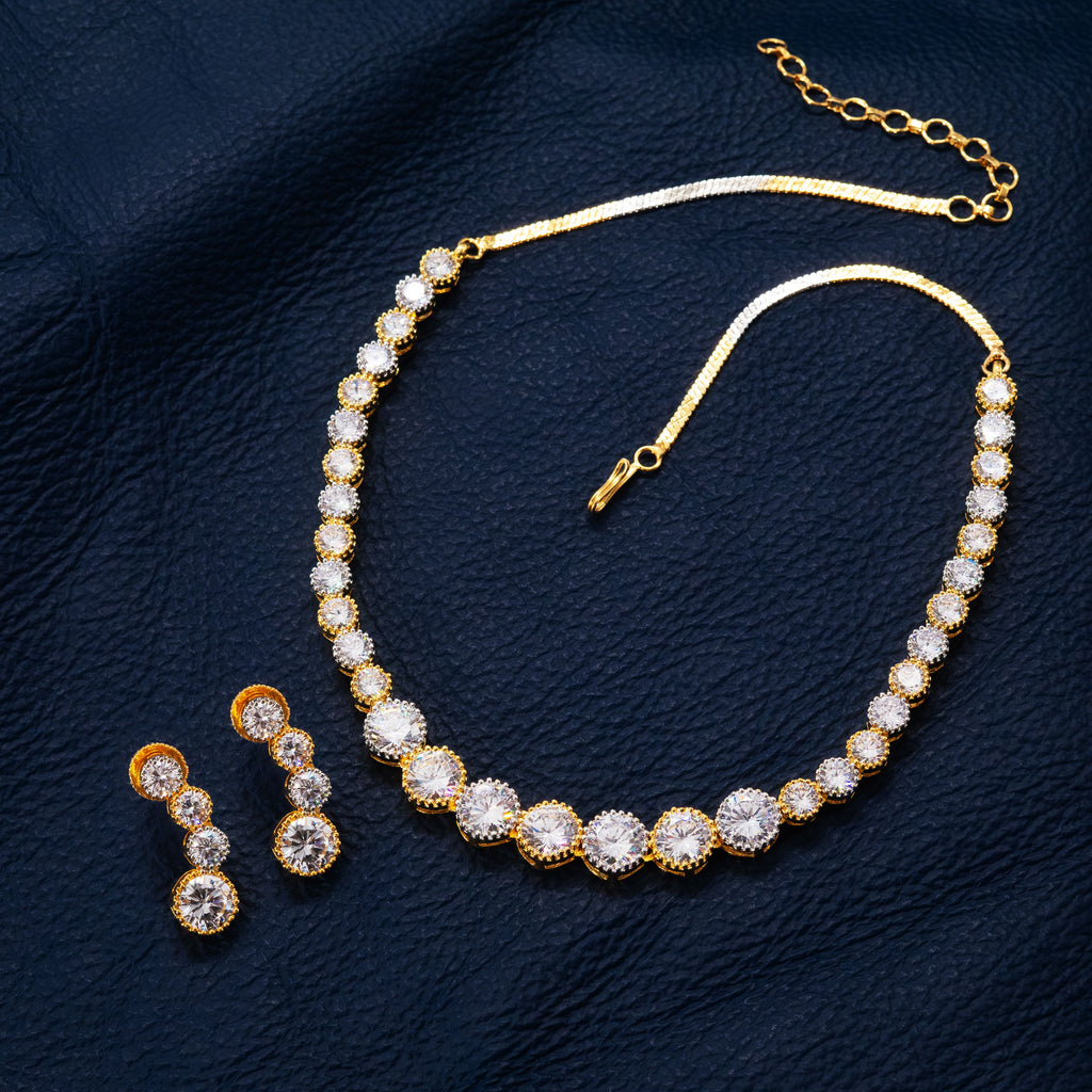 Trendy Round Necklace Set
