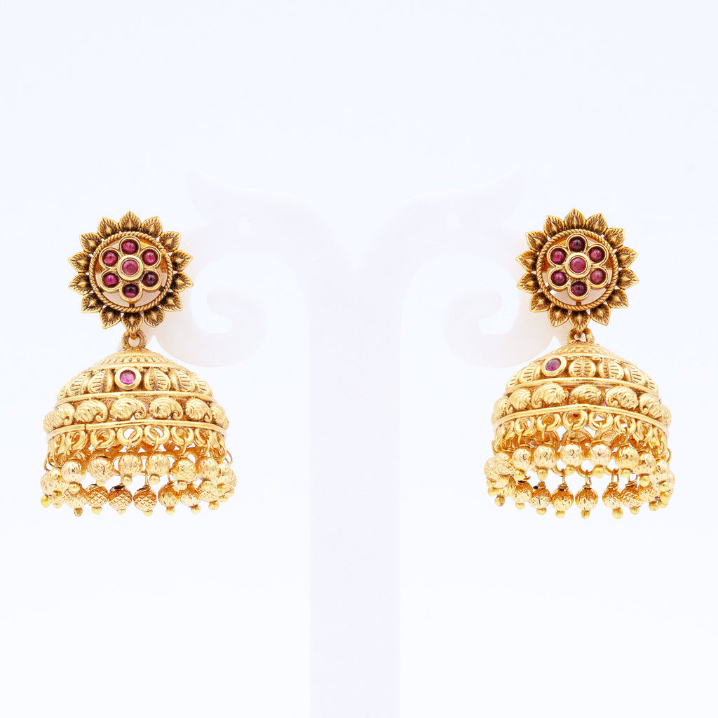 Traditional Sunflower Earring Set