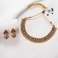 Trendy Long Petal Necklace Set