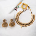 Trendy Lakshmi Coin Necklace Set