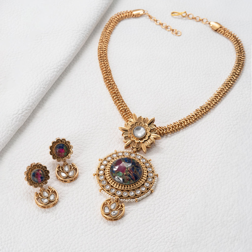 Traditional Mosaic Pendant Set