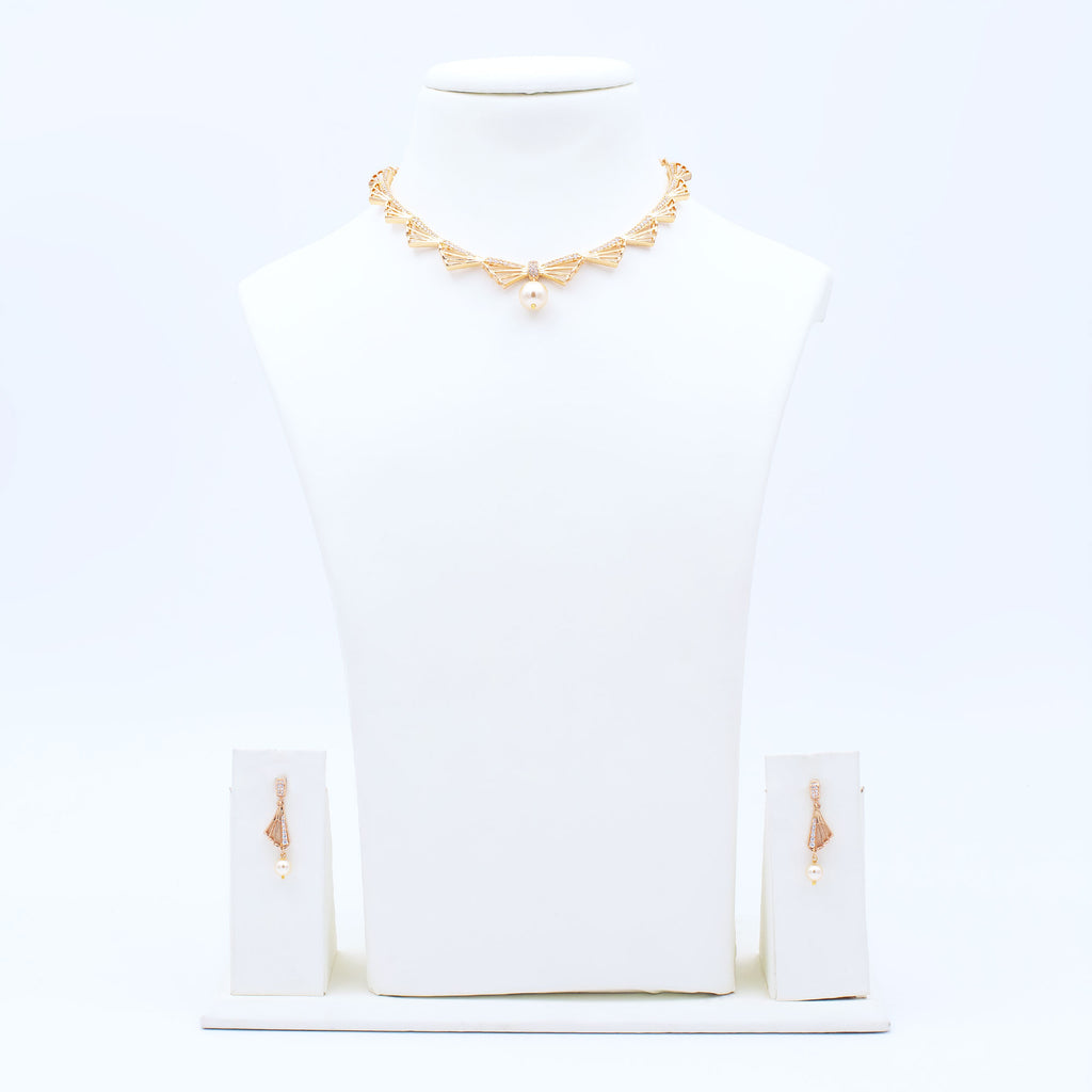 Modern Butterfly Necklace Set