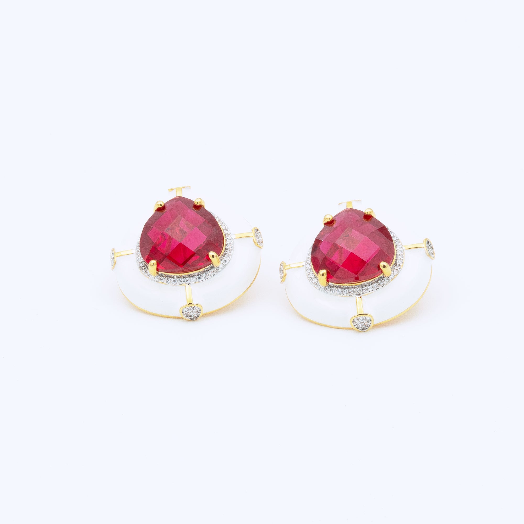 Modern Spear Shape Earrings