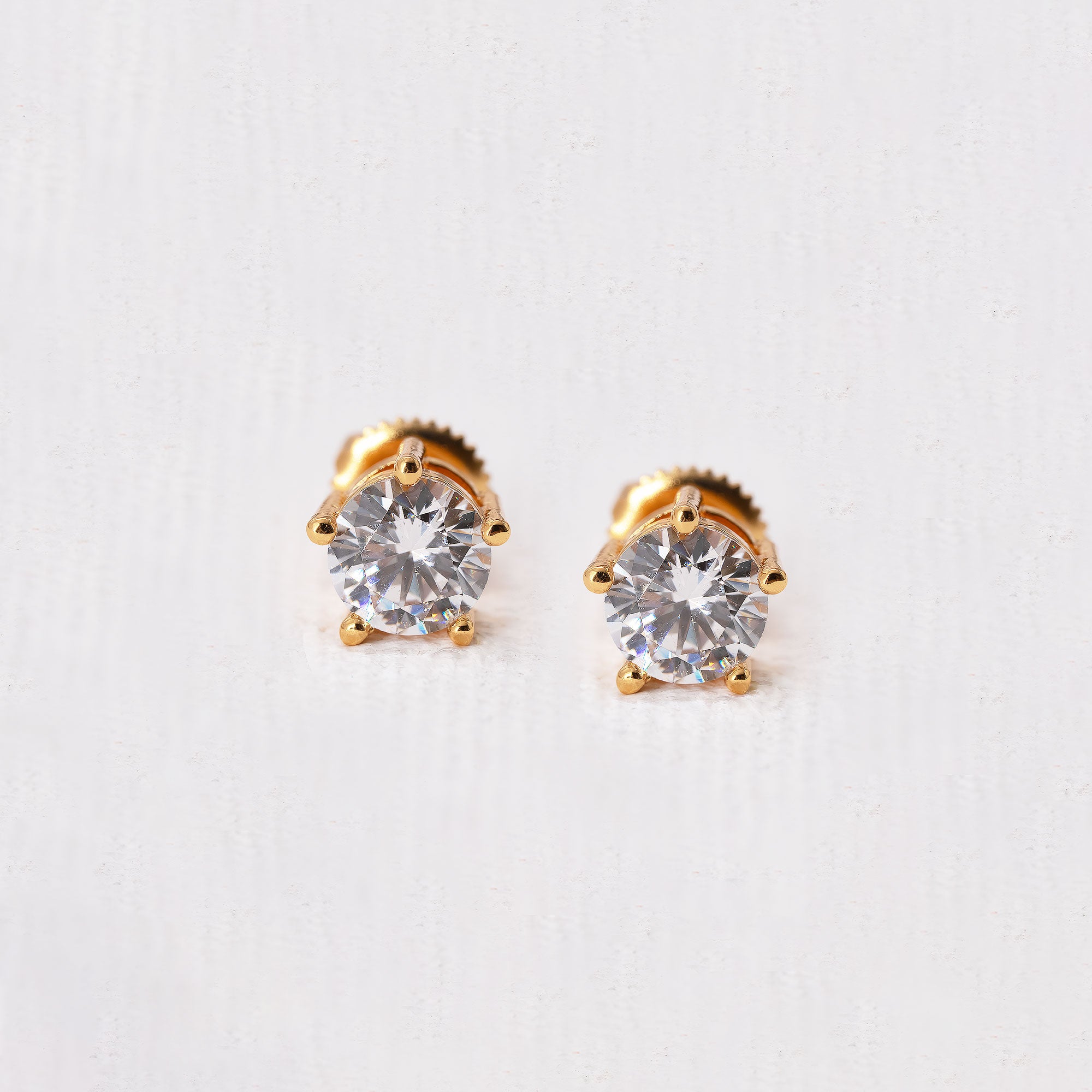 Modern Curved Prong Screw Back Tops ( Small )