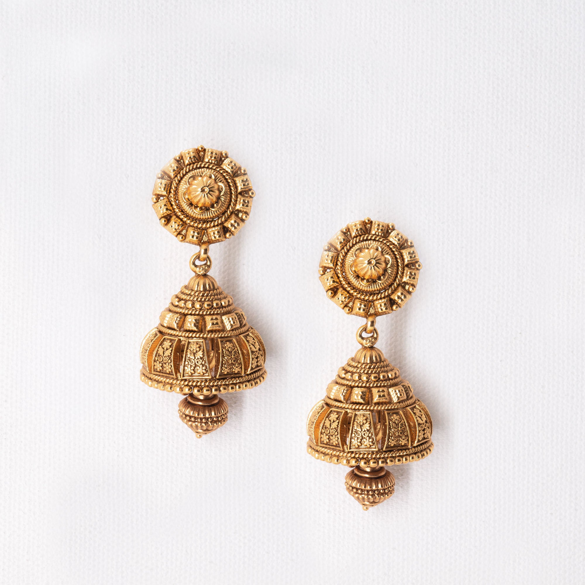 Traditional Temple Earring Set