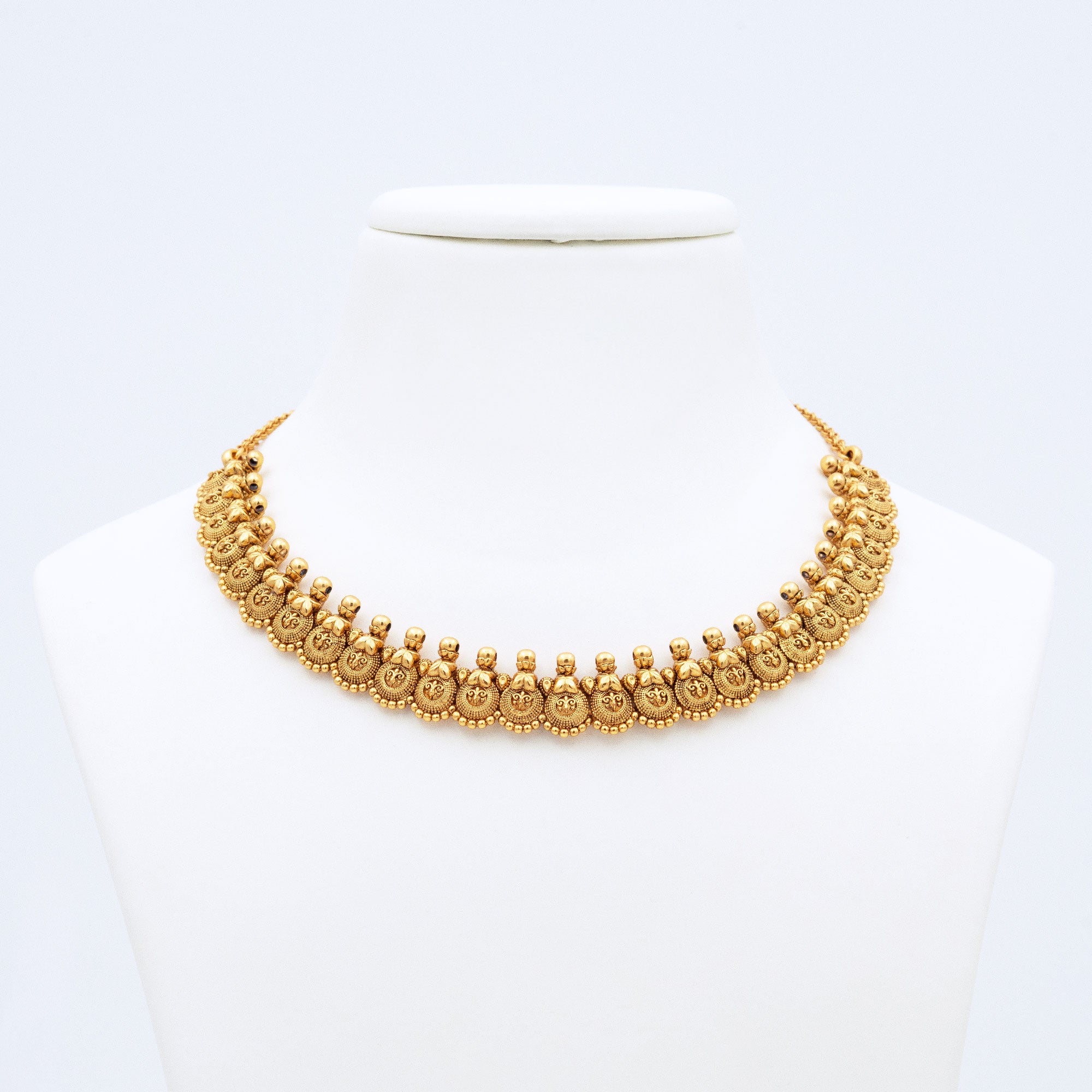 Traditional Tiny Coin Necklace Set