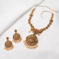 Traditional Lakshmi and Swan Necklace Set