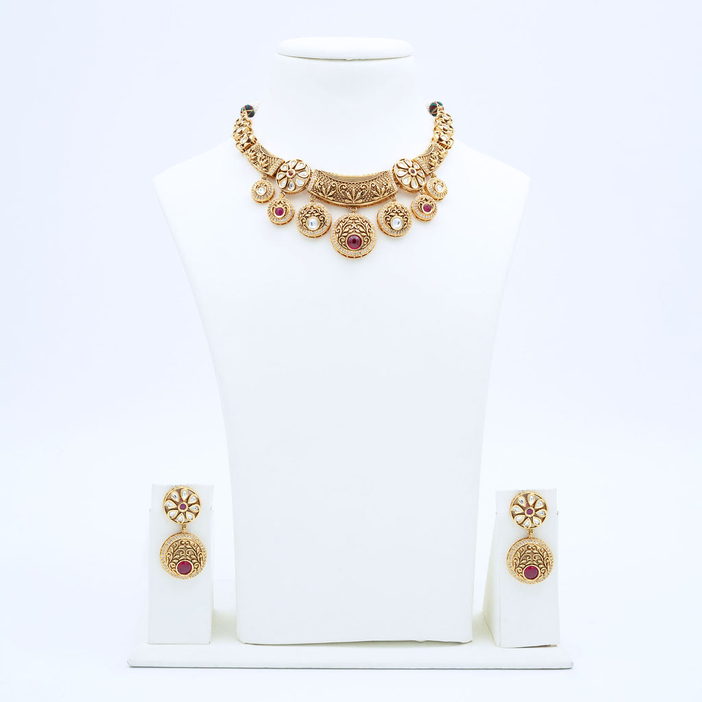 Trendy Box Necklace Set