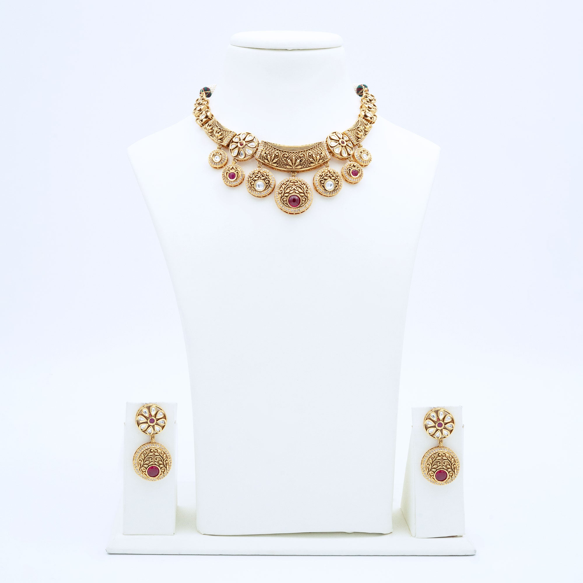 Trendy Box Necklace Set