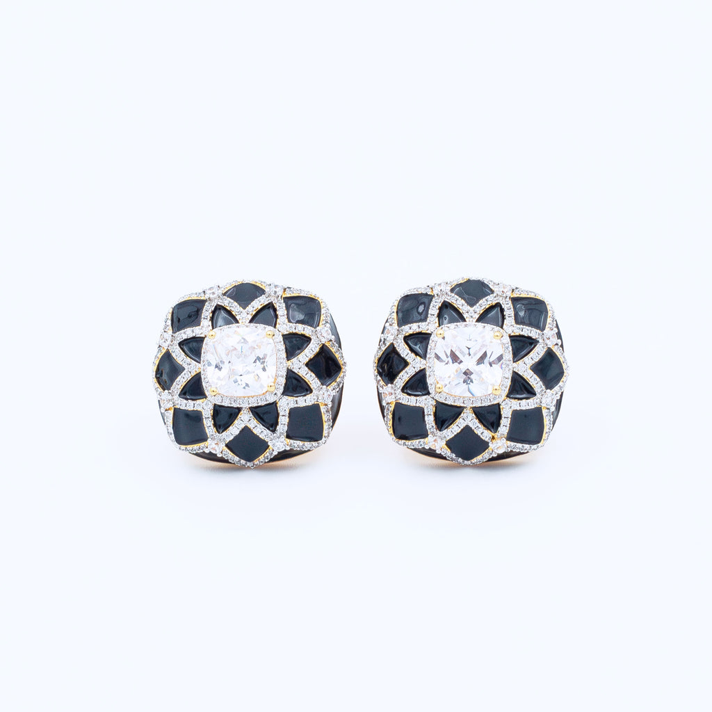 Modern Square Shape Earrings
