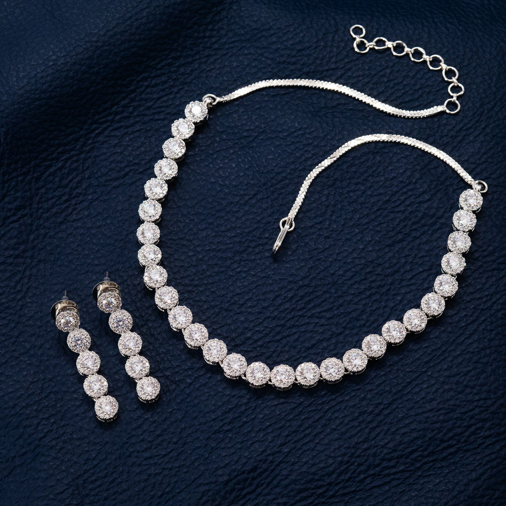 Trendy Round Necklace Set