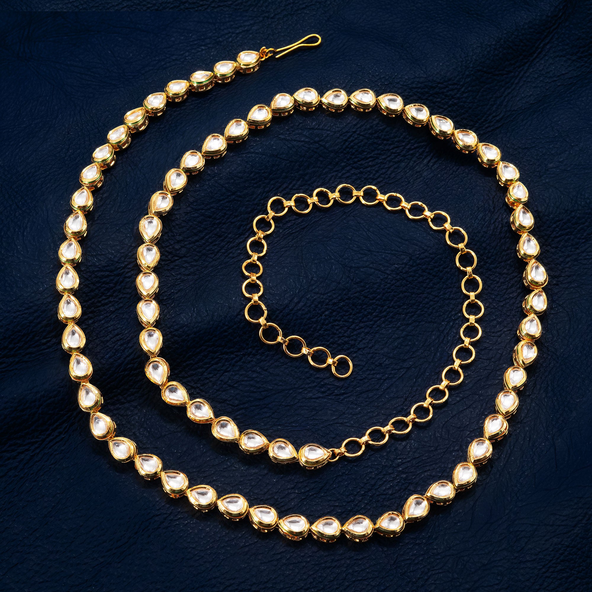 Modern Drop Shape Waist Belt