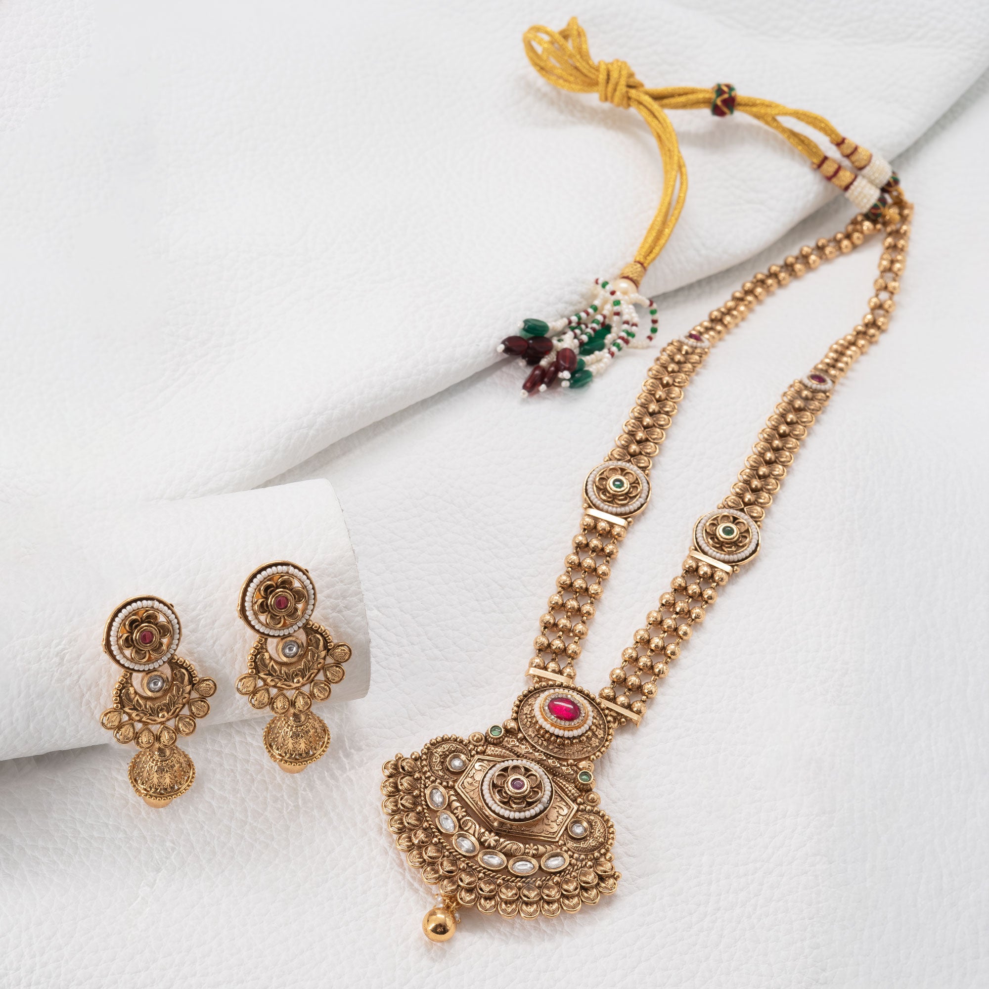 Traditional Temple Style Haram Set