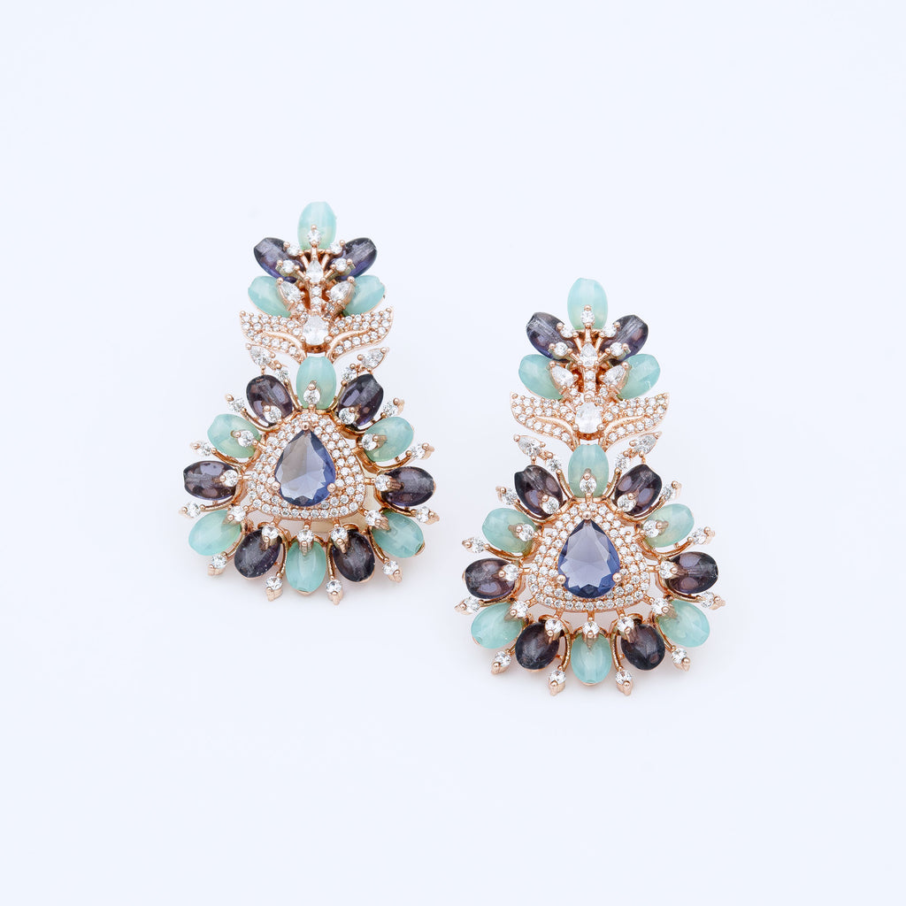 Modern Floral Top Earrings