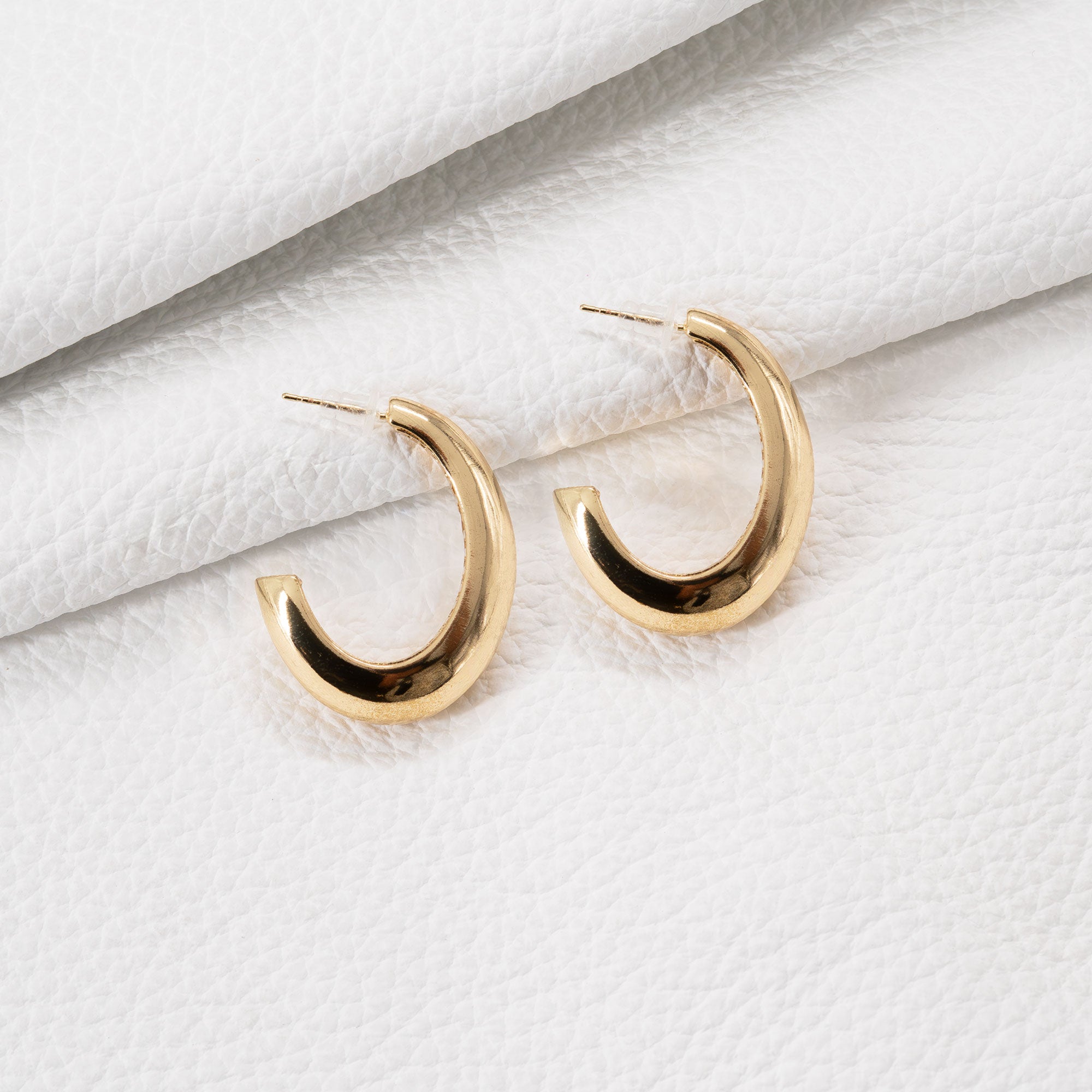 Trendy Half Moon Earring Set