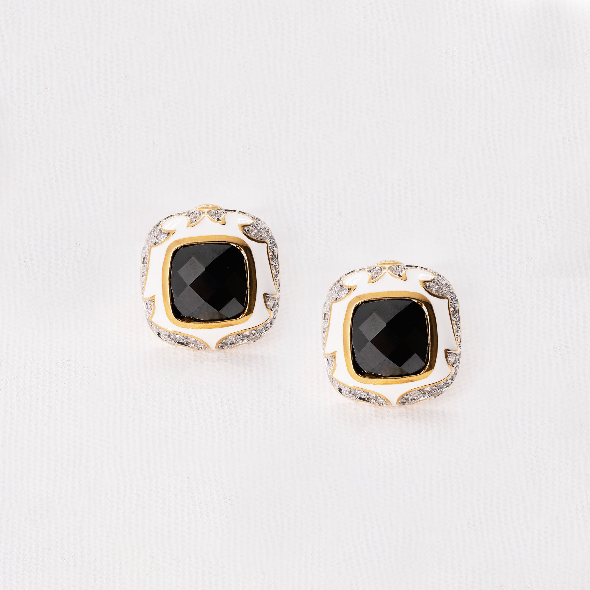 Modern Box Shaped Earrings