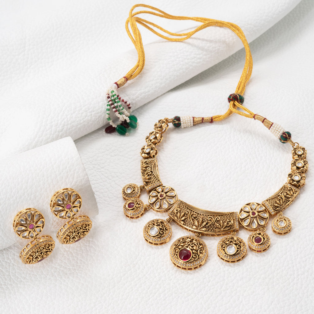 Trendy Box Necklace Set