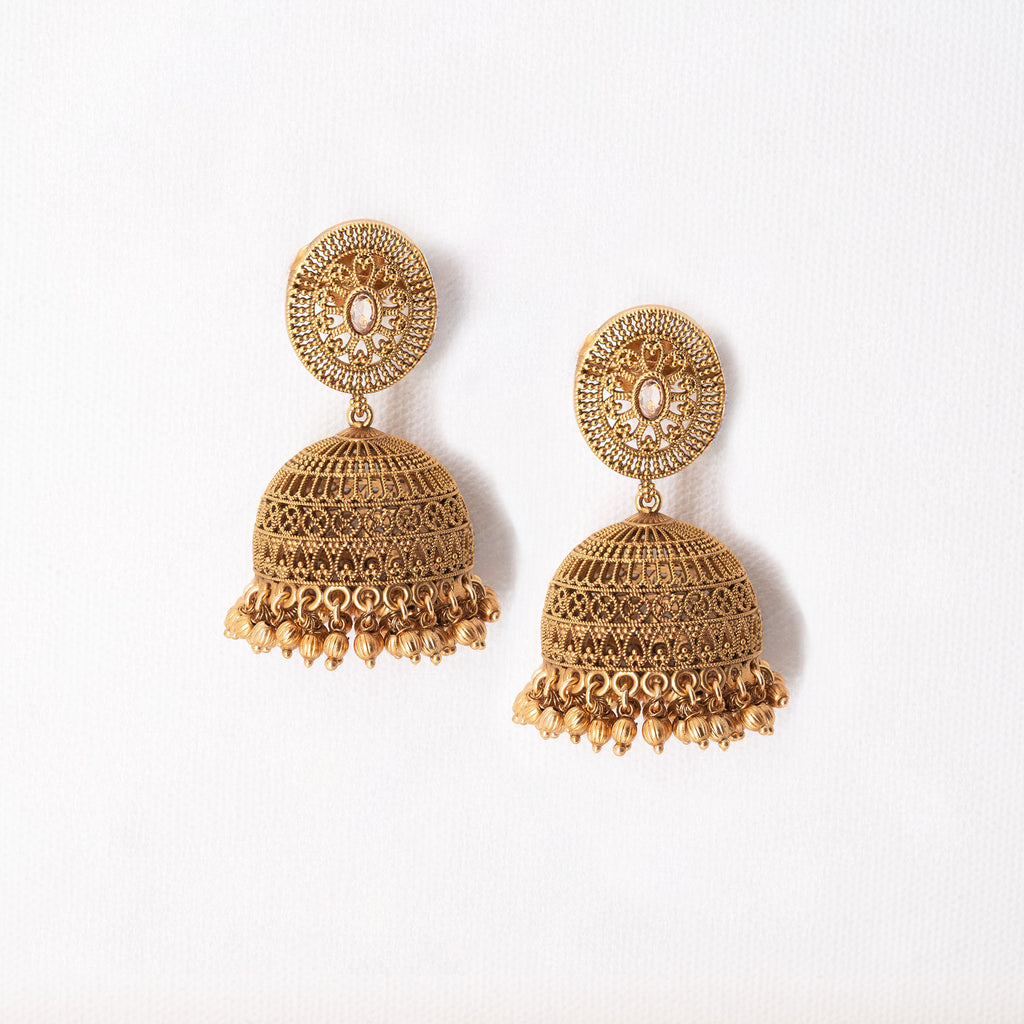 Traditional Round Earring Set