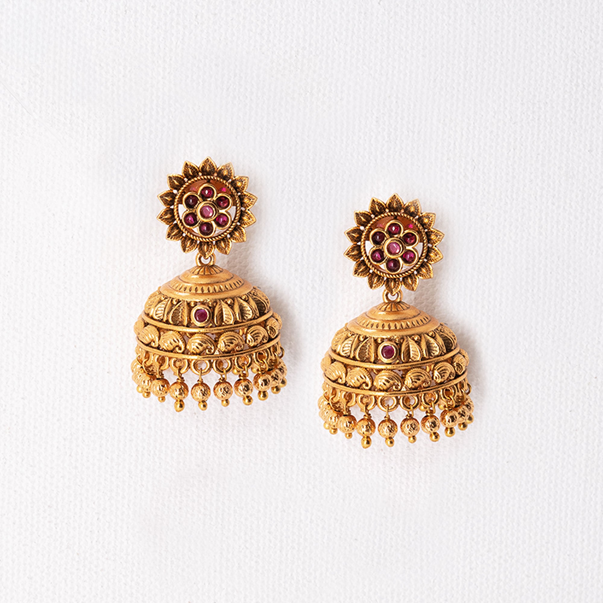 Traditional Sunflower Earring Set