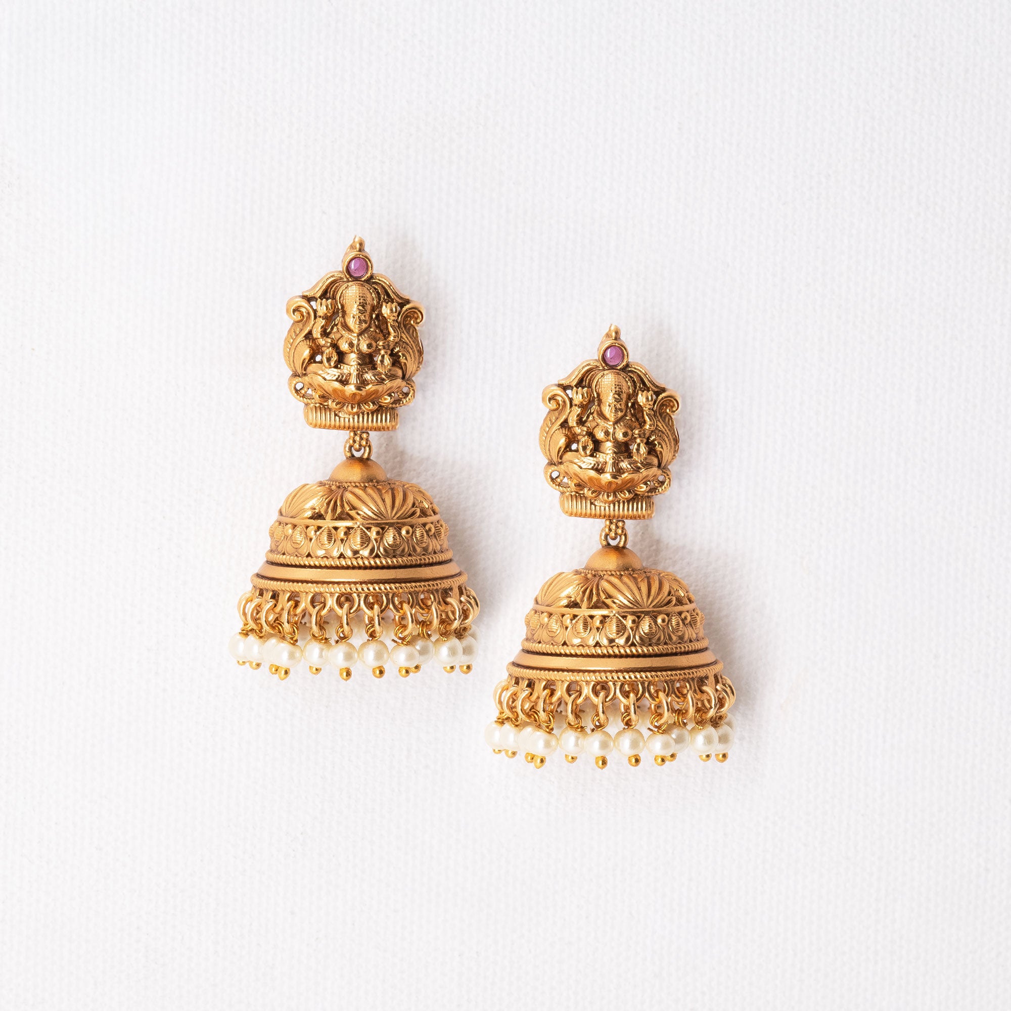 Traditional Lakshmi Earring Set