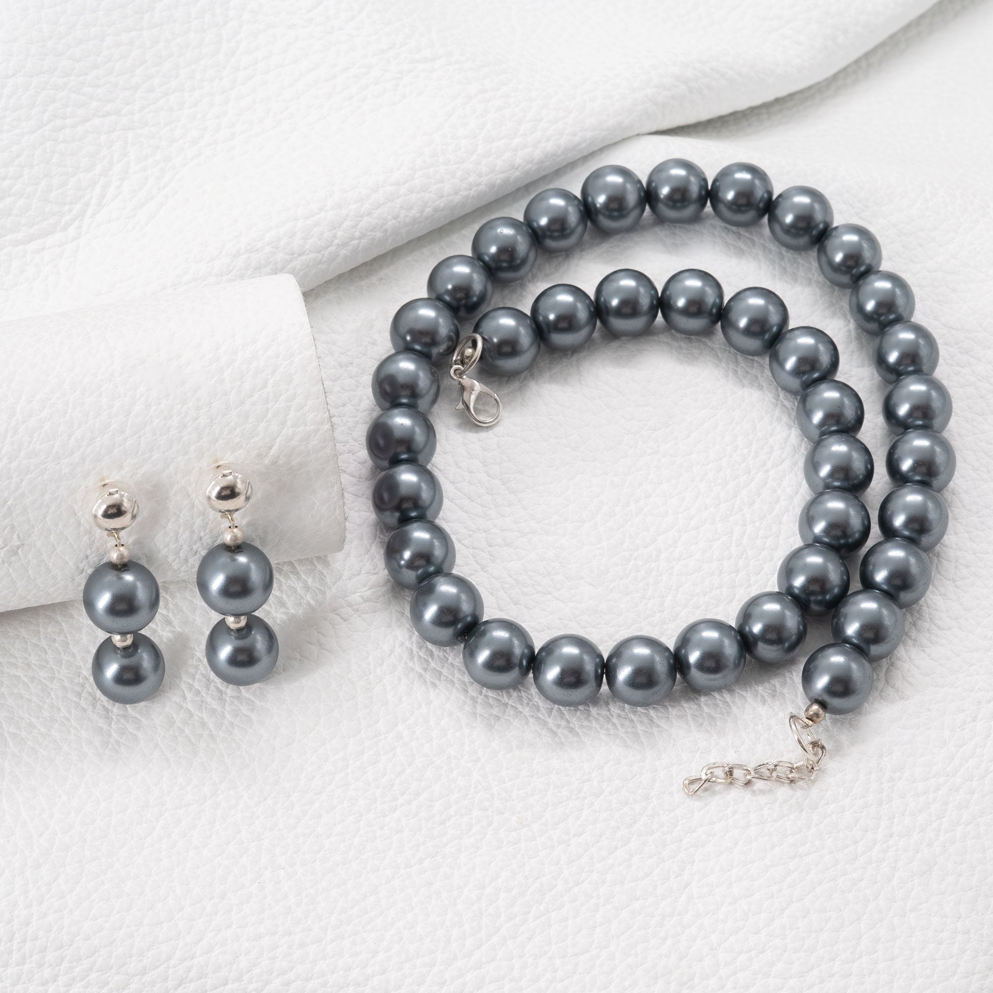 Trendy Bead Necklace Set