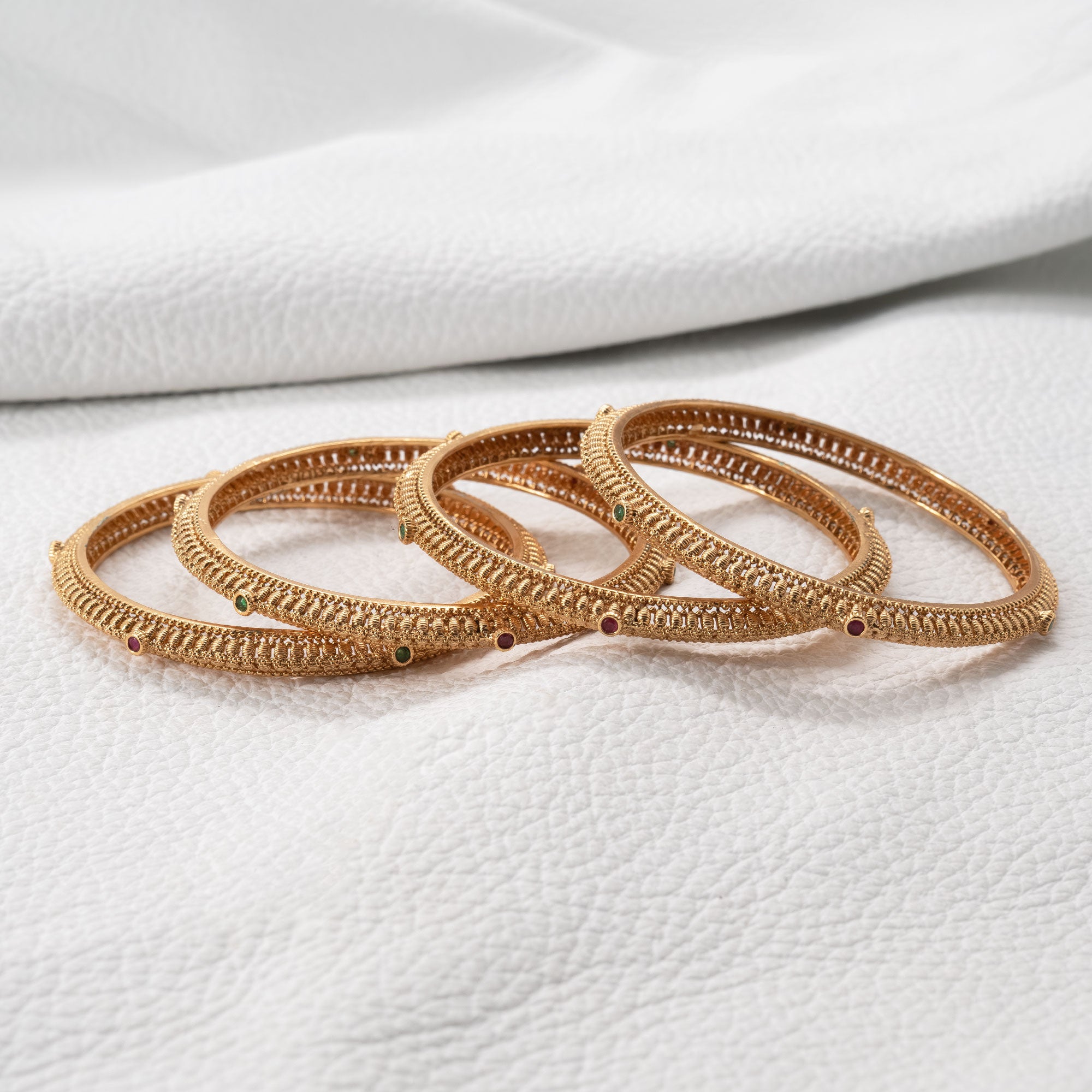 Trendy Flat Bangles (Set of 4)