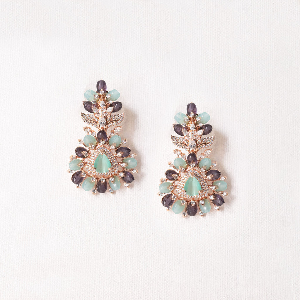 Modern Floral Top Earrings